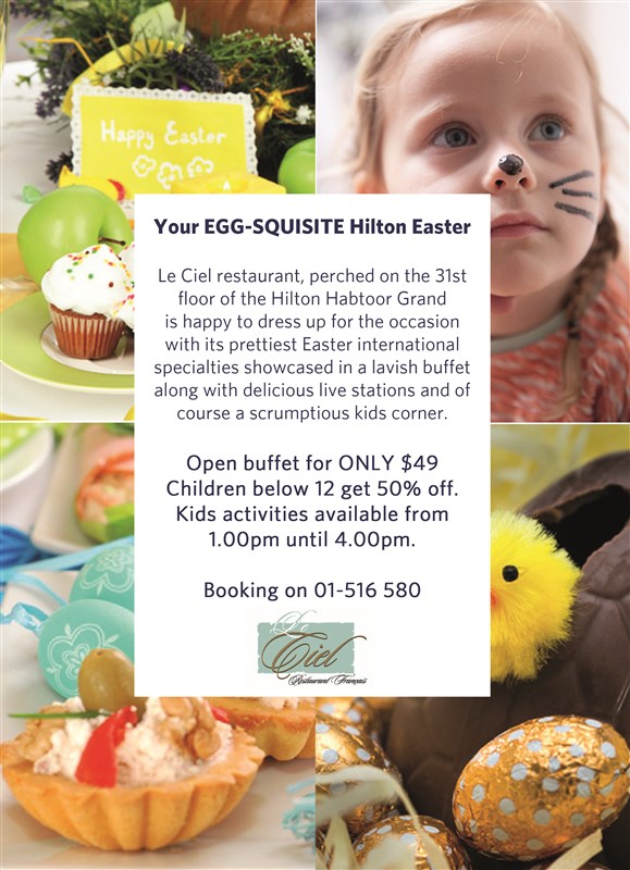 Your Egg-squisite Hilton Easter